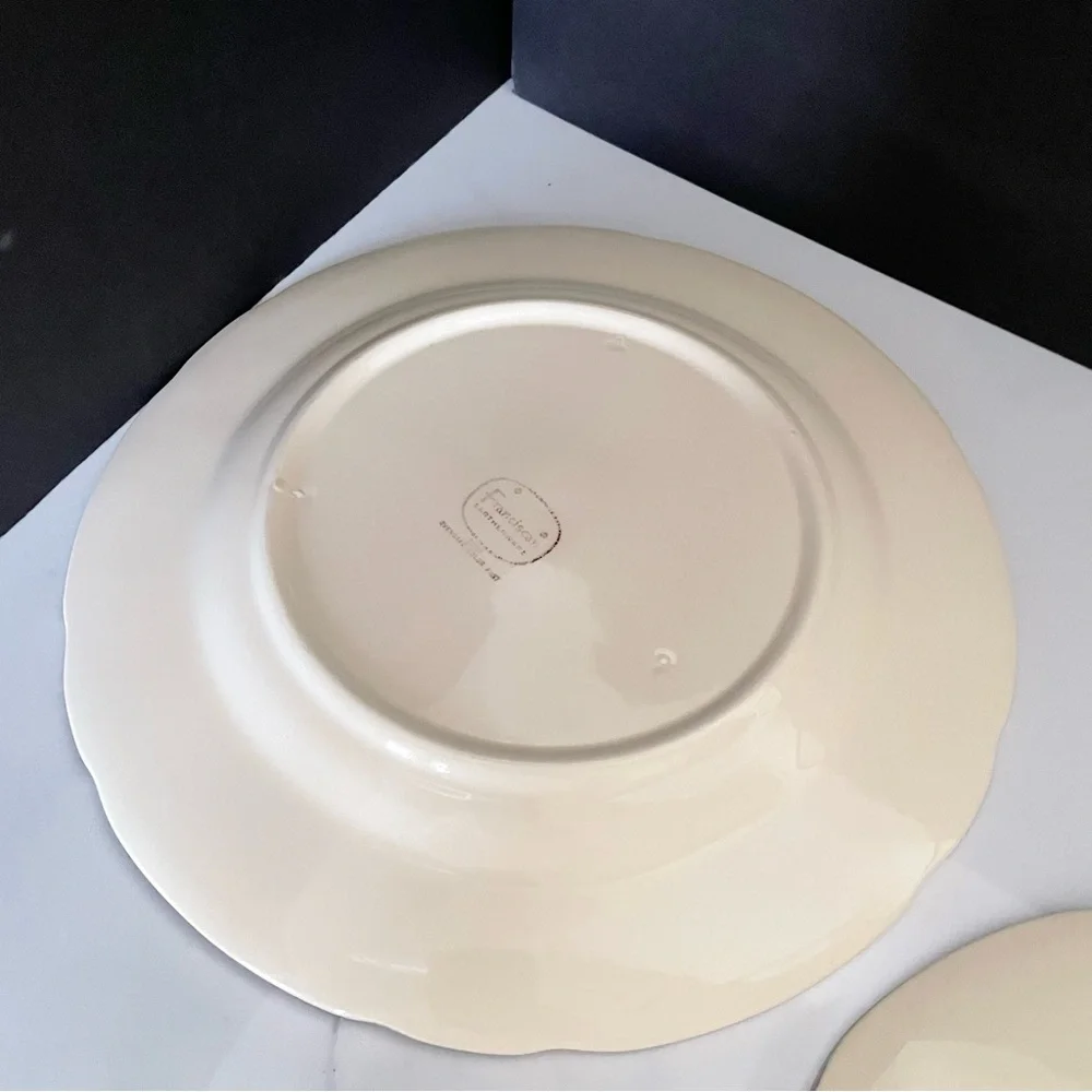 SET of 2 Vintage Desert Rose Dinner Plates by Franciscan